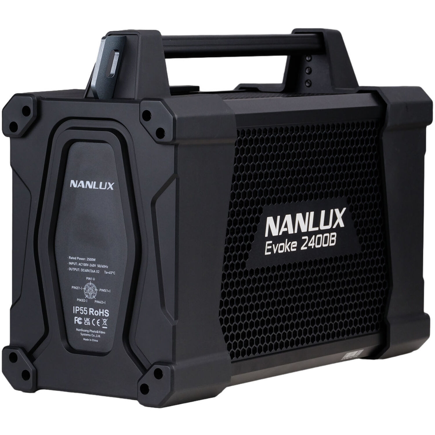 NANLUX-Evoke-2400B-Bi-color-Spot-Light-with-Reflector-45°-in-Flight-case-8