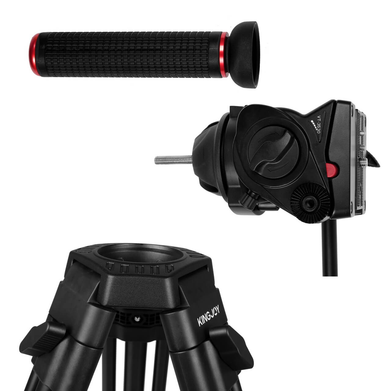 General-Egypt-KINGJOY-professional-heavy-video-tripod-VT-2100Lhead-VT-3530-12-1